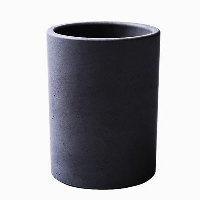 China Eco-friendly Manufacturer Custom Wholesale 7.1 inch Round Flower Pot Large Indoor Concrete Ceramic Flower Pot Eco-friendly for sale