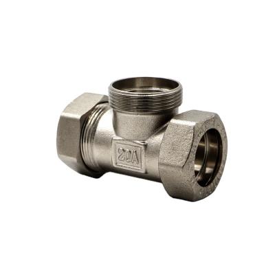 China Female Gas Pipe Fitting Diameter 20A Tee Equal Pipe Fitting For Gas Pipe Equal for sale