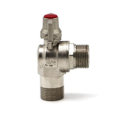 China DN20 Home Kitchen Chromed 90 Degree Water Forged Brass Angle Valve for sale