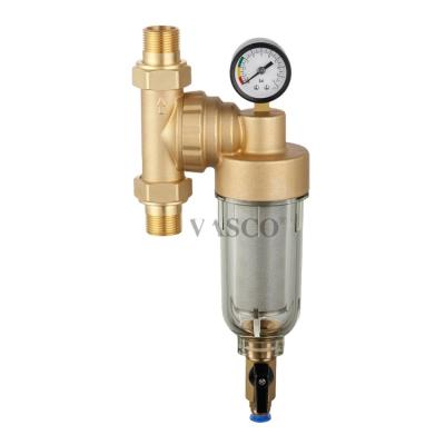 China Hotel First Stage Water Appliances 40 Micron Prefilter Water Filter Protective Brass Purifier for Household/Kitchen for sale