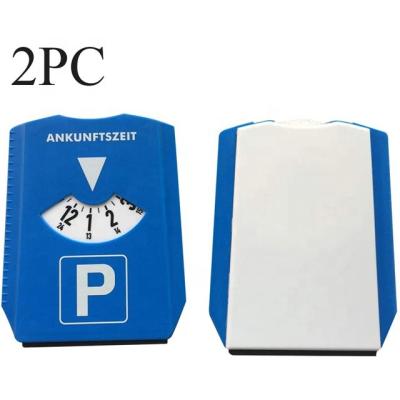 China Small Durable Multifunctional Plastic Discs Car Parking Disc With Ice Scraper for sale