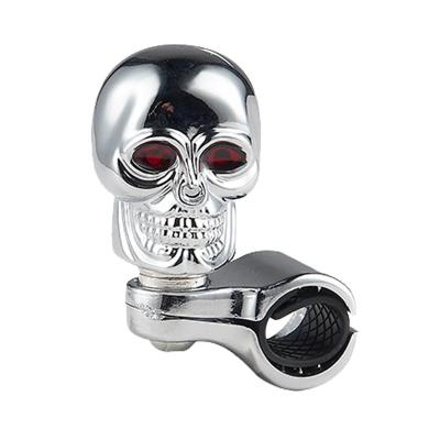 China Convenient Skull Car Steering Wheel Knob Car Grip Spinner Auto Handle Ball for sale