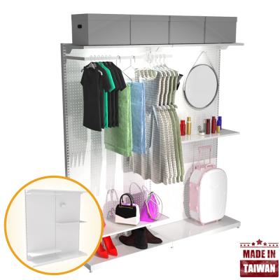 China (Size) Portable Adjustable White Home Storage Wardrobe For Trunk Rack for sale