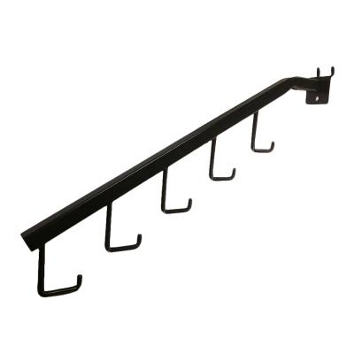 China Straight Sloping Hooks Stores Hanging Single Arm Hook Hang Bracket for sale