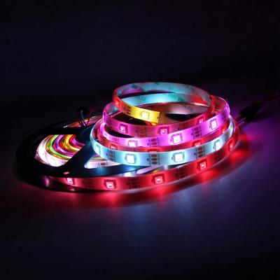 China PVC WS2812B / SK6812 led digital strip waterproof IP65 30LEDs/M for sale