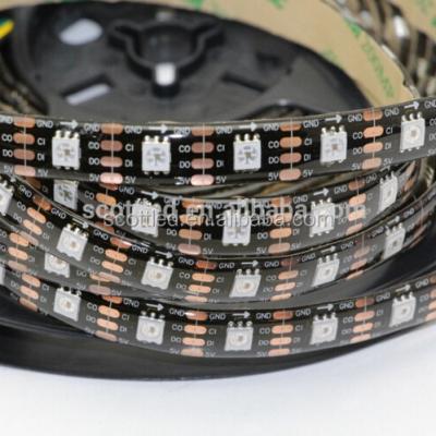 China PVC Addressable IP65 IP67 IP68 APA102 Individually Addressable RGB Led Strip 5v High Quality for sale