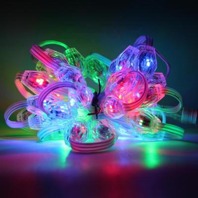 China LANDSCAPE O20 led pixel string ball lights hanging decorations make magic effects for sale