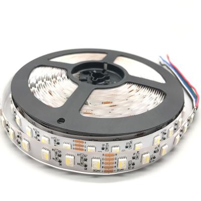 China Decorative Lighting DC24V PCB 12mm 60LEDs/M SMD5050 4 in 1 High Quality Flexible RGBW LED Strips IP20 Non-waterproof for sale