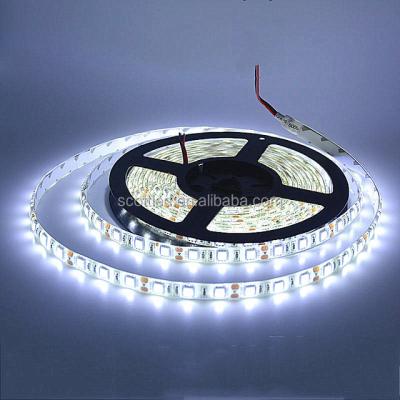 China PVC DC12V/24V SMD5050 Led Strip Ribbon 300LEDs Cool White Flexible Led Strips Light for sale