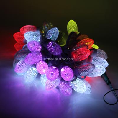 China Holiday WS2811 c9 S24 SMD5050 DC12V RGB led christmas lights luces de navidad 2018 for sale