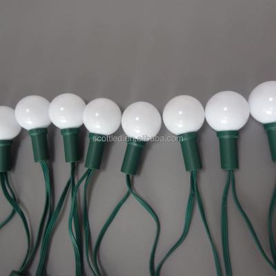 China G40; C7; C9; Christmas Lights ws2811 LED Pixel Light Strings 12V 3D RGB SC-WS2811-G40-12 for sale