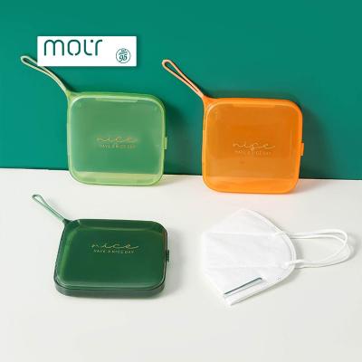 China Molytech Disposable Mask Rounded Square Mk18 Face Mas Case Oem Logo Mas Portable Accessories For Disposable Face MAS for sale