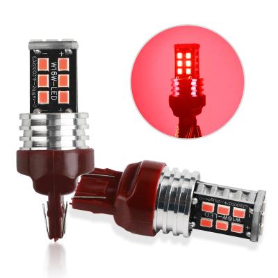 China Width Light\Tail Light\Turn Signal Light\NUYAO White/Red/Yellow Canbus 1156 LED Instrument Bulb Light T15 1157 BA15S BAY15D T25 T20 T15 Bulb 2835 Car Backup Sidelight 15SMD LEDs for sale