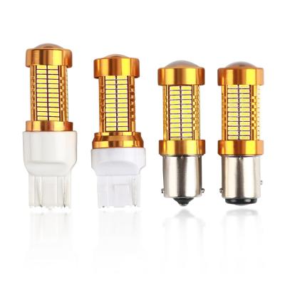 China Width Light Car LED Brake Light Bulbs T20 7443\Tail Light\Turn Signal Light\Instrument Light NUYAO 12V 7440 1156 BA15S 1157 BA15S 4014 106SMD LED Tail Bulb Canbus for sale