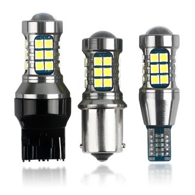 China NUYAO Non-Polarity Car No Reverse Errors 1150Lm T15 Canbus w16w 3030 27smd Parking Lamp LED Lights Turn Signal Tail Brake Emergency Bulb for sale