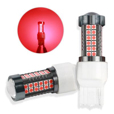 China Auto Error Free 1157 7443 7440 3030 54SMD Car Reverse Light Car Brake Lamp NUYAO Brake Lamp NUYAO Red White T20 Car Turn Signal Light Car Reverse DRL 1157 7443 7440 3030 54SMD LED turn signal light bulb for sale