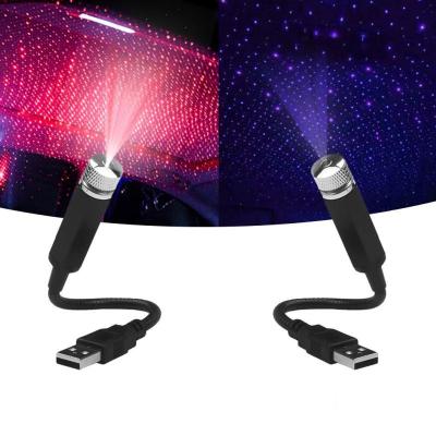 China NUYAO Atmosphere RGB Car Roof Star Projector Galaxy Light Car Interior Decoration USB Universal Light USB Star Light For Car Roof for sale