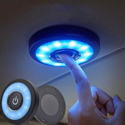 China Car Interior Light Wireless Rechargeable Universal Car Interior Light 3 Color LED Touch USB Car Auto Interior Light Dome Car Trunk Drl Square Dome Vehicle Roof Ceiling Reading Light Auto Light Lamp roof for sale