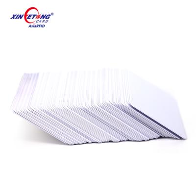 China Waterproof / Waterproof PVC Material ISO 14443A 13.56MHz FM11RF08 7 Byte UID White RFID Card for sale