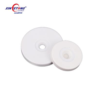 China NFC RFID 13.56mhz waterproof hard passive button EAS hardware ABS token tag tag for underground piping for sale