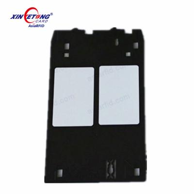 China Single White Inkjet PVC Blank Card Tray For Epson L1800/L800/l805/t60 147x264x1.8mm for sale