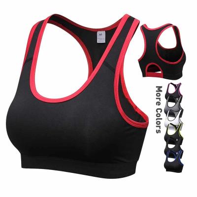 China Sexy Nude High Print Women Sports Fitness Yoga Wear Custom Seamless Sports Bra for sale