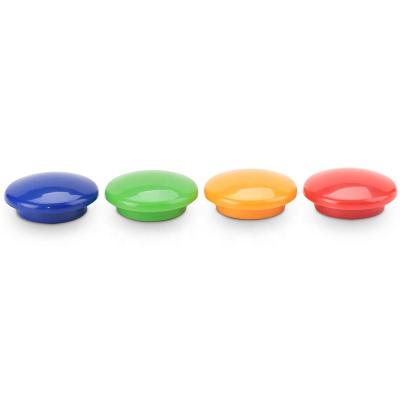 China Amazon Industrial Hot Sale Acrylic Colorful Office Small Plastic Magnetic Push Pin for sale