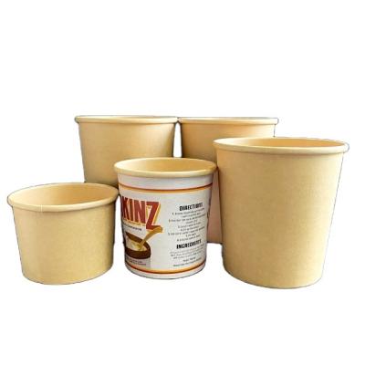 China Custom Eco-friendly Wholesale Disposable Lid Disposable Logo Cup Soup Mug for sale