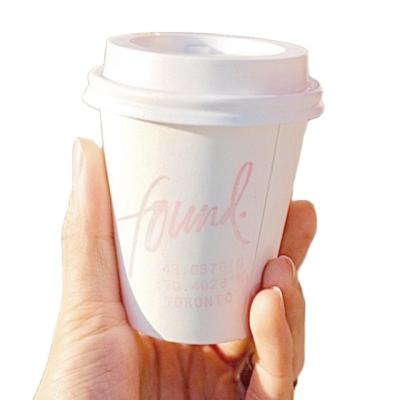 China 8oz 12oz 16oz Double Disposable Wallpaper Cup To Go Coffee Cup Disposable Paper Cups for sale