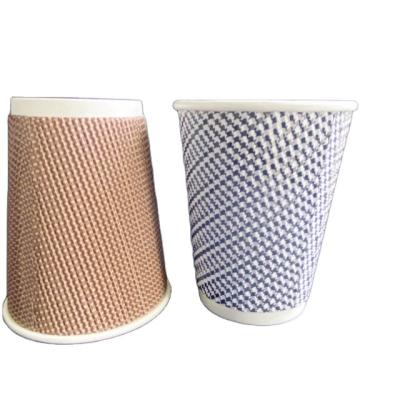 China Disposable Different Sizes Paper Cup Coffee Packaging 12 Ounce Black Coffee Paper Cup for sale