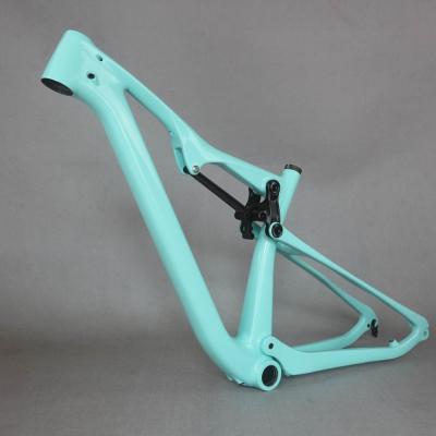 China Mountain Bikes Custom Paint Design New 27.5er Plus Frames Double Suspension MTB Carbon Frame 27.5er Plus M06 for sale