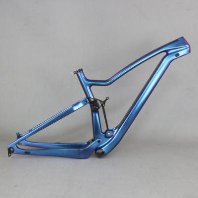 China Mountain bikes boost full carbon mountain bike frame 27.5 plus mtb 29er frames full suspension rear 148/142*12mm for sale