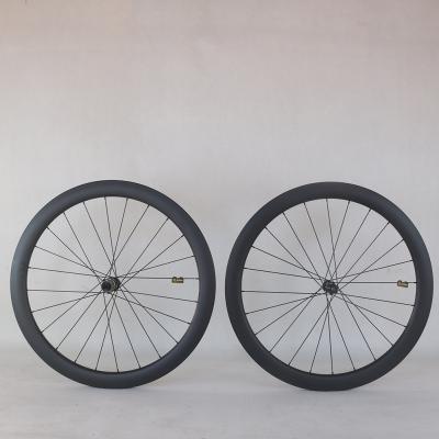 China 700C Bicycle D Brake NEW Wheelset NOV Hubs. Carbon Disc Road Wheels Anvil Carbon Rims 50*27mm UCI Depth Test Rims for sale