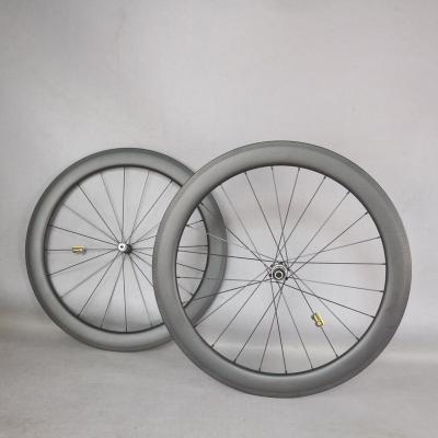 China Road Bikes A1 Brake Carbon Road Wheelset 3K Rim /V Outer Matte Brake With Novatec AS511SBFS522SB 20-24H Hub for sale