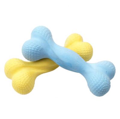 China Wholesale Huayi 2020 Viable New Design TPR Toy Soft Pet Chew Toys Training Toy Bone Pet Chew Toys and Teeth Cleaner Chewing Dog Bone Toys for sale