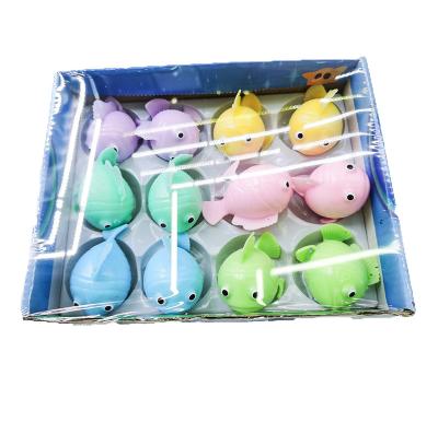 China Cute Huayi TPR Goldfish Squeeze Pearl Ball Water Beads Eco-friendly Soft Animal Stress Ball For Kids for sale