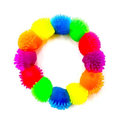 China Factory Hot Selling Kid Toy Soft Hand Ring Promotional Colorful Fast Shipping TPR Bracelet Handsome Lovely for sale