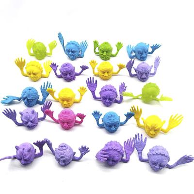 China Huayi TPR Ghost Finger Toy Cute Mini Monster Finger Soft Horrifying Puppet of Children's Toys for sale