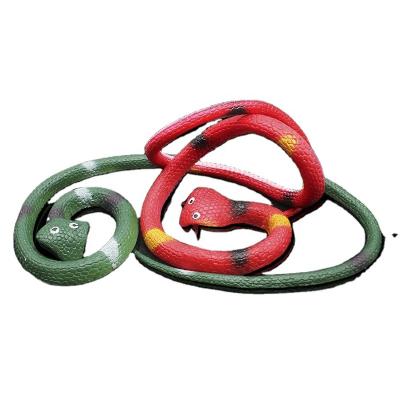 China Huayi TPR 75cm Stretchable Soft Simulation Snake Animal Toy for sale