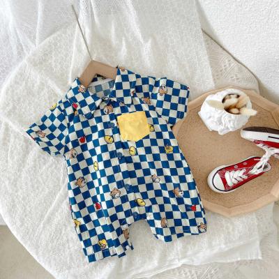 China Europe shorts rompers clothes Nice casual OEM ODM pajamas ruffle button babies high quality bamboo simple newborn boys clothing for sale