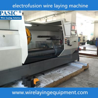 China CNC PASIC wire laying machine for PE PERT PPR fittings electorfusion fittings wiring machine for sale