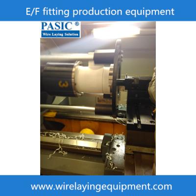 China PASIC CNC electrofusion fittings tee pe wire laying machine for electrofusion tee for sale