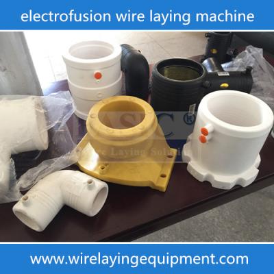 China PASIC CNC electrofusion fittings tee pe ppr pe-rt fittings wire laying machine for oil/gas project for sale