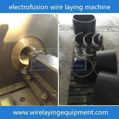 China CNC electro fusion wire laying machine Coupler HDPE pipe fittings electro fusion fittings machine for sale