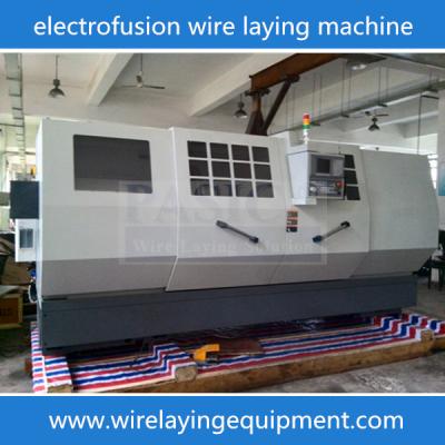 China Electrofusion socket fittings wire laying machine for gas pipe line,oil pipe line,water pipe PASIC CNC for sale