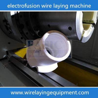 China CNC Controlled wire laying machine for Electro fusion Coupler Reducer Elbow Tee HDPE pipe fittings for sale