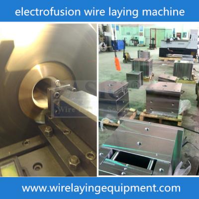 China wiring laying machine CNC PASIC elector fusion fittings wire laying machine for flange for sale