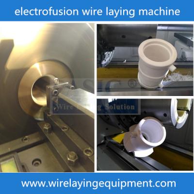 China CNC PASIC equipment for manufacturer electrofusion REDUCER Wire laying machine PC-160/315ZF for sale