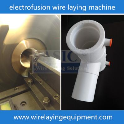 China CNC controlled PASIC Wire laying machine for Electrofusion tee fittings PC-160/315ZF ef wiring machine for sale