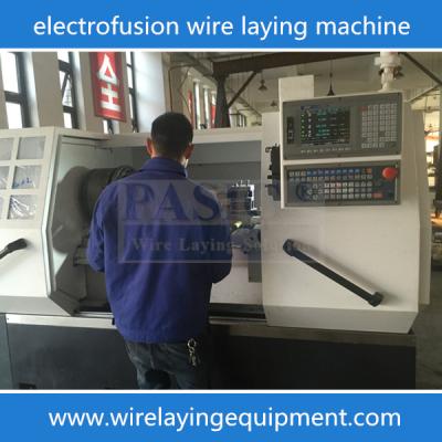 China CNC wire laying machine for Electrofusion coupler tee  PASIC ef wiring winding machine for pipe connection project for sale